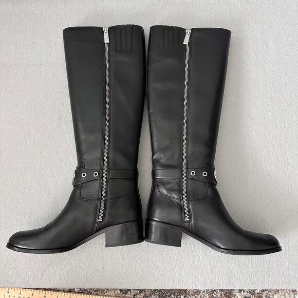 MICHAEL Michael Kors Women’s Heather Leather Almond Toe Tall Riding Boots Size 6 - Picture 10 of 16